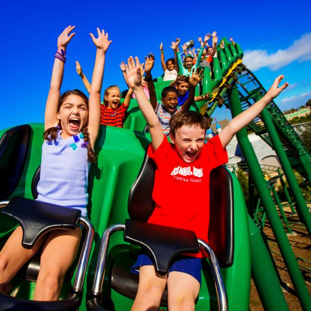 LEGOLAND® Florida Resort children on dragon ride