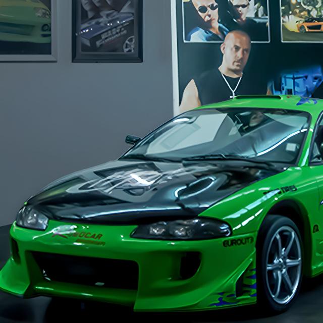 Another view of Fast & Furious exhibit at Orlando Auto Museum at Dezerland Park