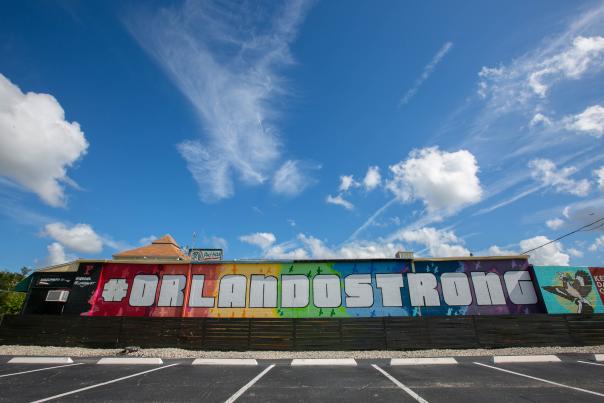 Orlando Main Streets orlando strong mural