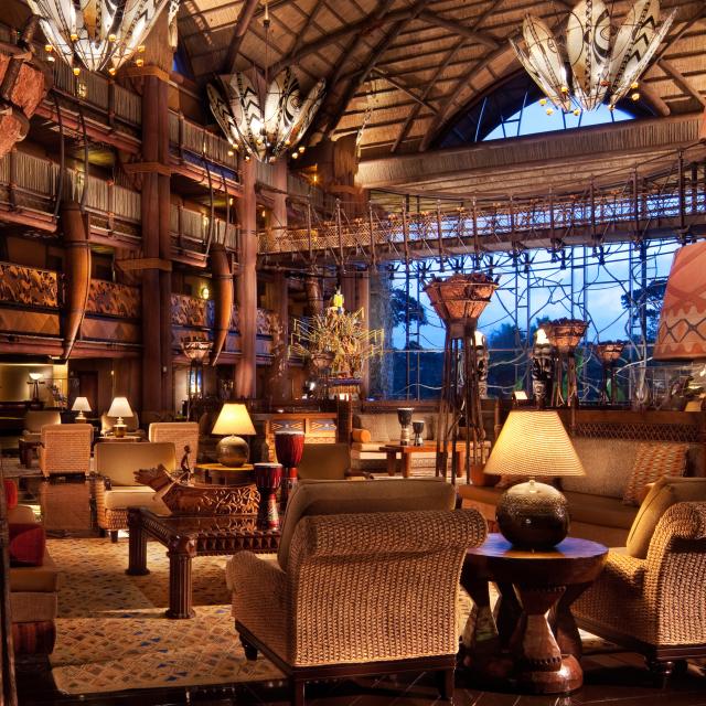 Disney's Animal Kingdom Lodge lobby