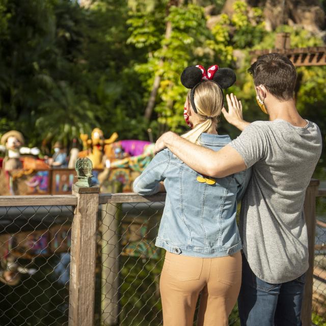 A couple at Disney's Animal Kingdom® Theme Park