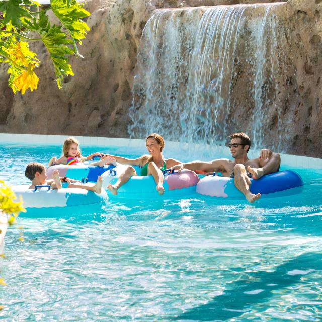 Hilton Orlando family in lazy river