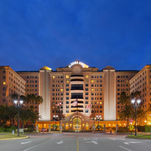 The Florida Hotel and Conference Center exterior entrance