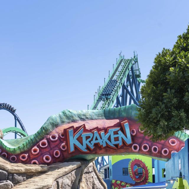 Kraken coaster at SeaWorld