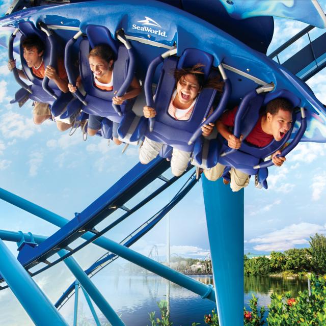 SeaWorld® Orlando Manta rollercoaster