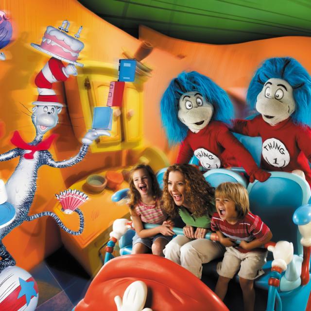Universal's Islands of Adventure Dr. Seuss Cat in the Hat ride