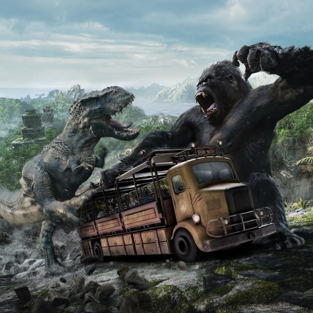 Universal's Islands of Adventure Kong Battle rendering