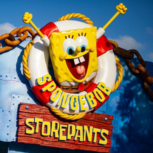 Spongebob Storepants at Universal Studios Florida