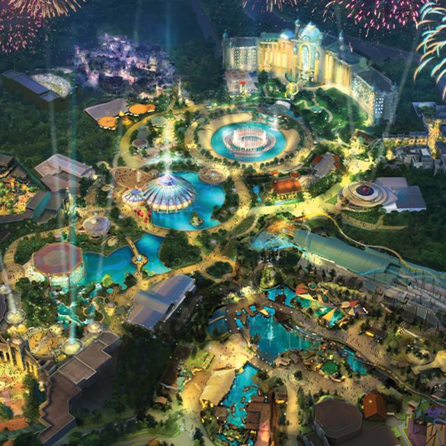 Universal Orlando Resort's Epic Universe fireworks show