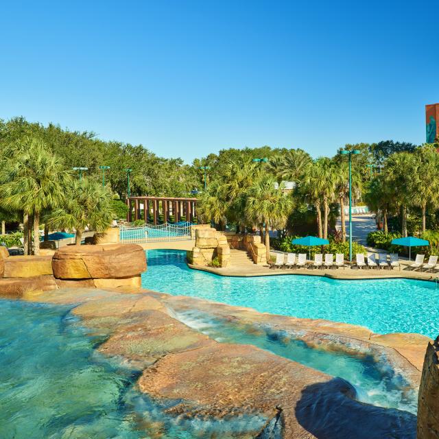 Grotto pool at the Walt Disney World Swan & Dolphin Resort