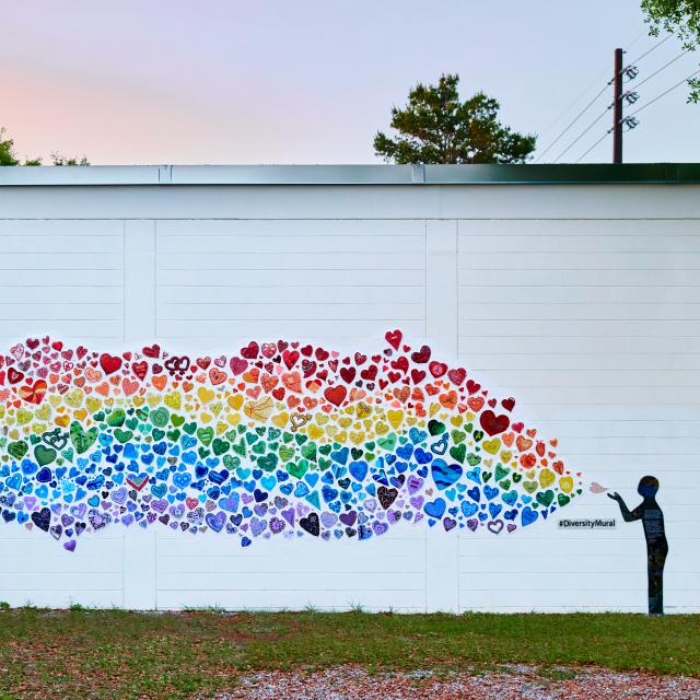 Diversity Mural in the Mills 50 area of Orlando