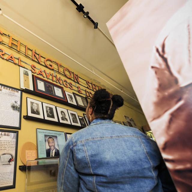 Influencer Katrina Dandridge visits Wells’Built Museum